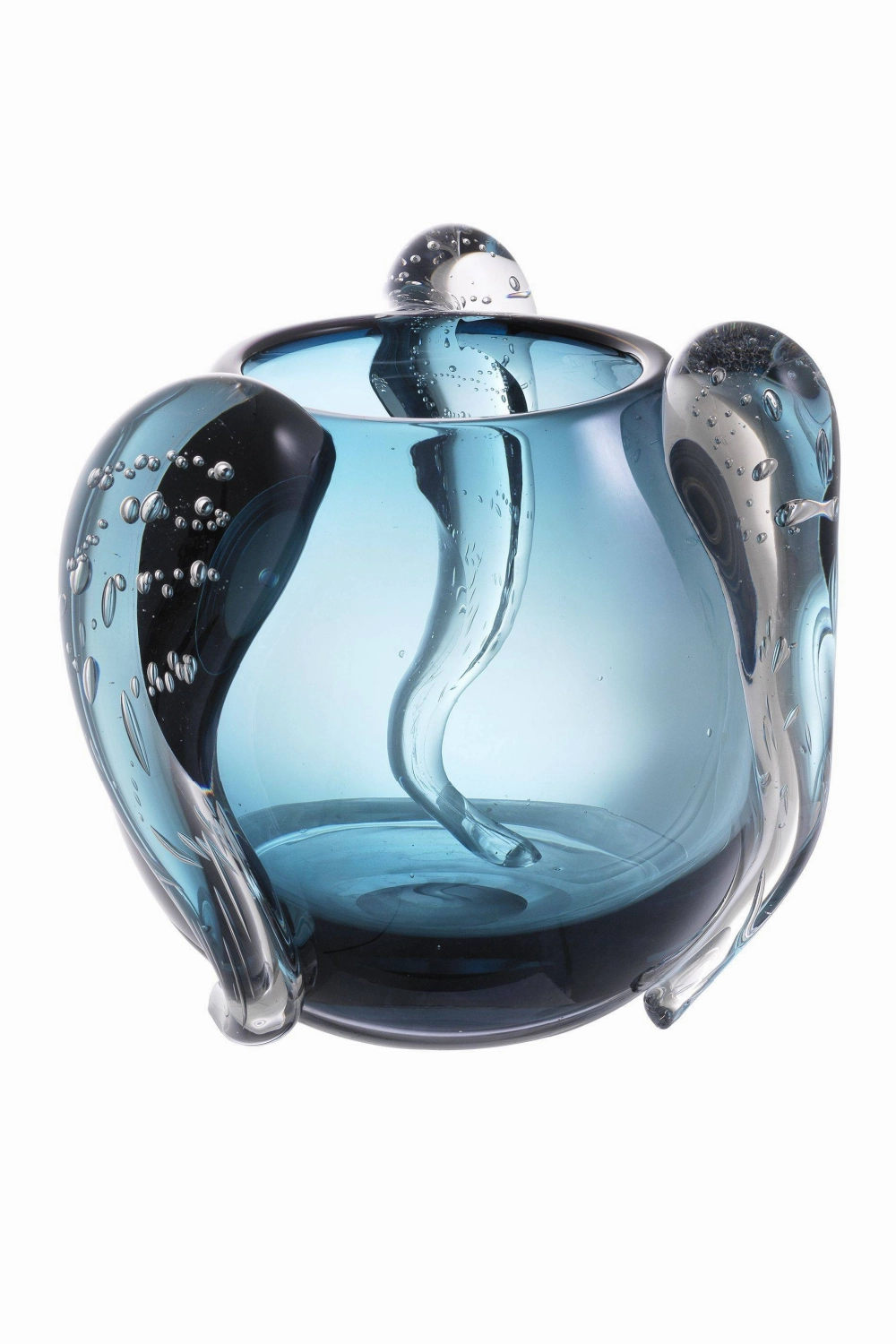 Blue Handblown Glass Vase | Eichholtz Sianluca S