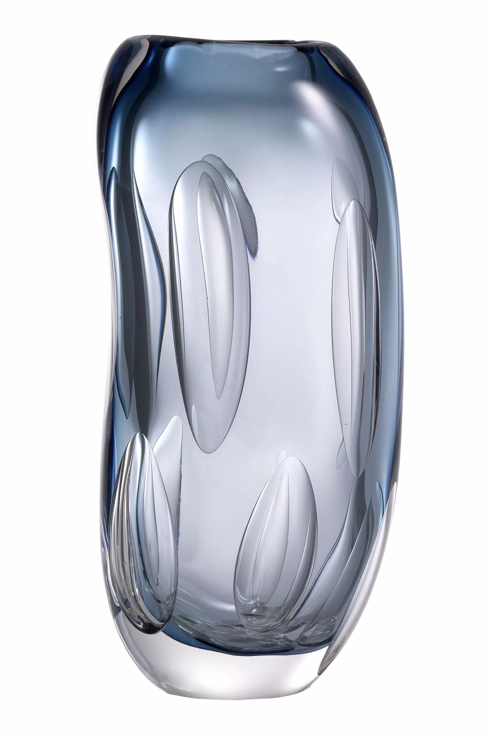 Blue Handblown Glass Vase | Eichholtz Sianni M