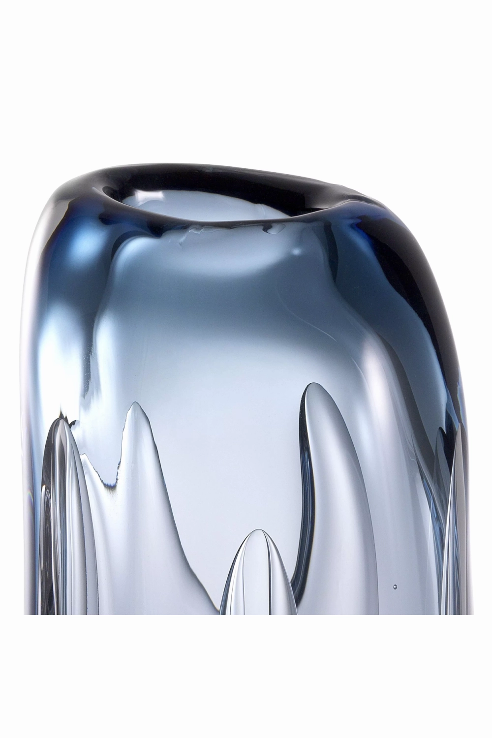 Blue Handblown Glass Vase | Eichholtz Sianni M