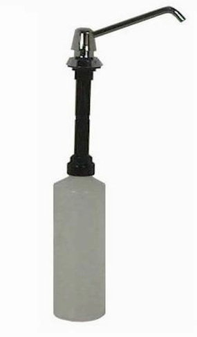 Bobrick Chrome Push Button Soap Dispenser B8226 Shower Curtain,Bath Curtain
