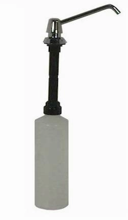 Bobrick Chrome Push Button Soap Dispenser B8226 Shower Curtain,Bath Curtain