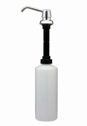 Bobrick Chrome Push Button Soap Dispenser B822 Shower Curtain,Bath Curtain