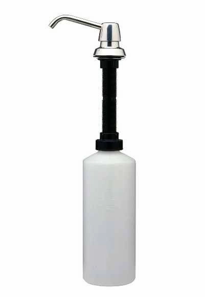 Bobrick Chrome Push Button Soap Dispenser B822 Shower Curtain,Bath Curtain