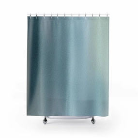 Boho Shower Curtain | Abstract Navy, Sky Blue Ombre Lighting,Home Lighting