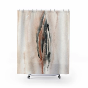 Boho Shower Curtain | Beige Brown Black Earthy Lighting,Home Lighting