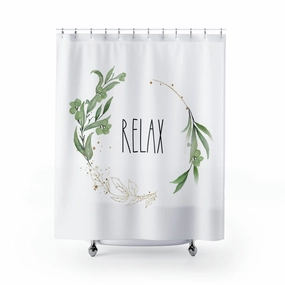 boho shower curtain | Floral Leaves | Sage Green Leaves Lighting,Home Lighting