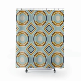 boho shower curtain | Teal Mid-Century Minimalist Lighting,Home Lighting