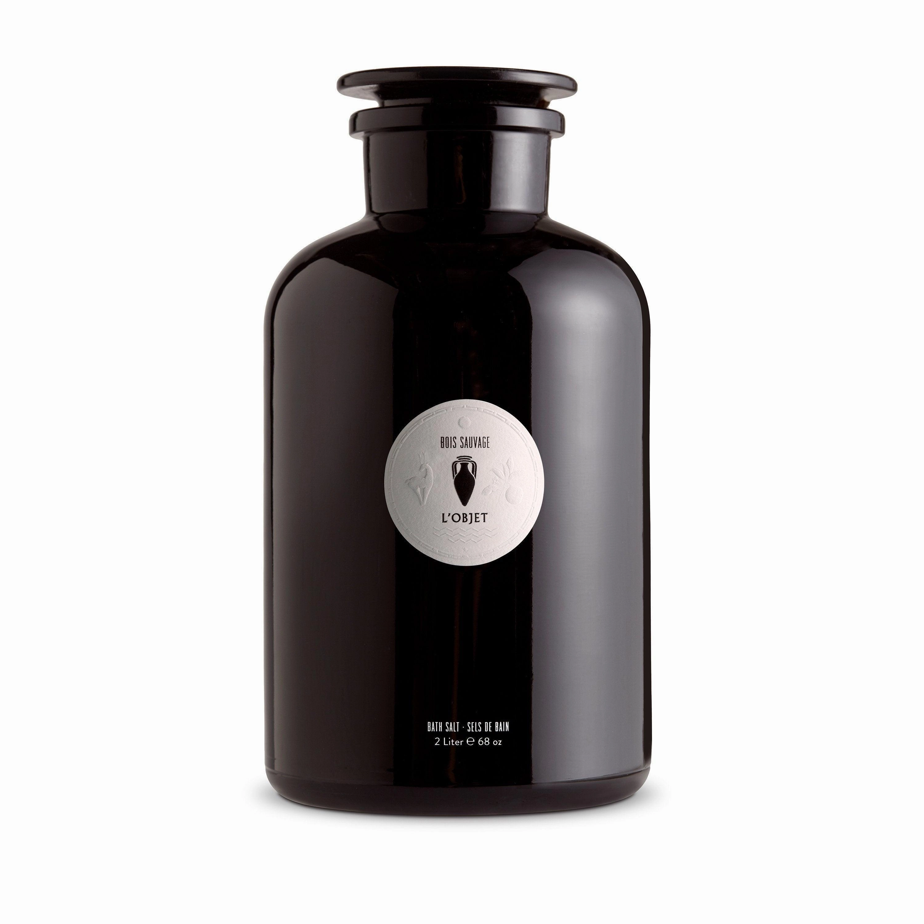 Bois Sauvage Bath Salt - Large Soap Dispenser,Hand Soap Bottle
