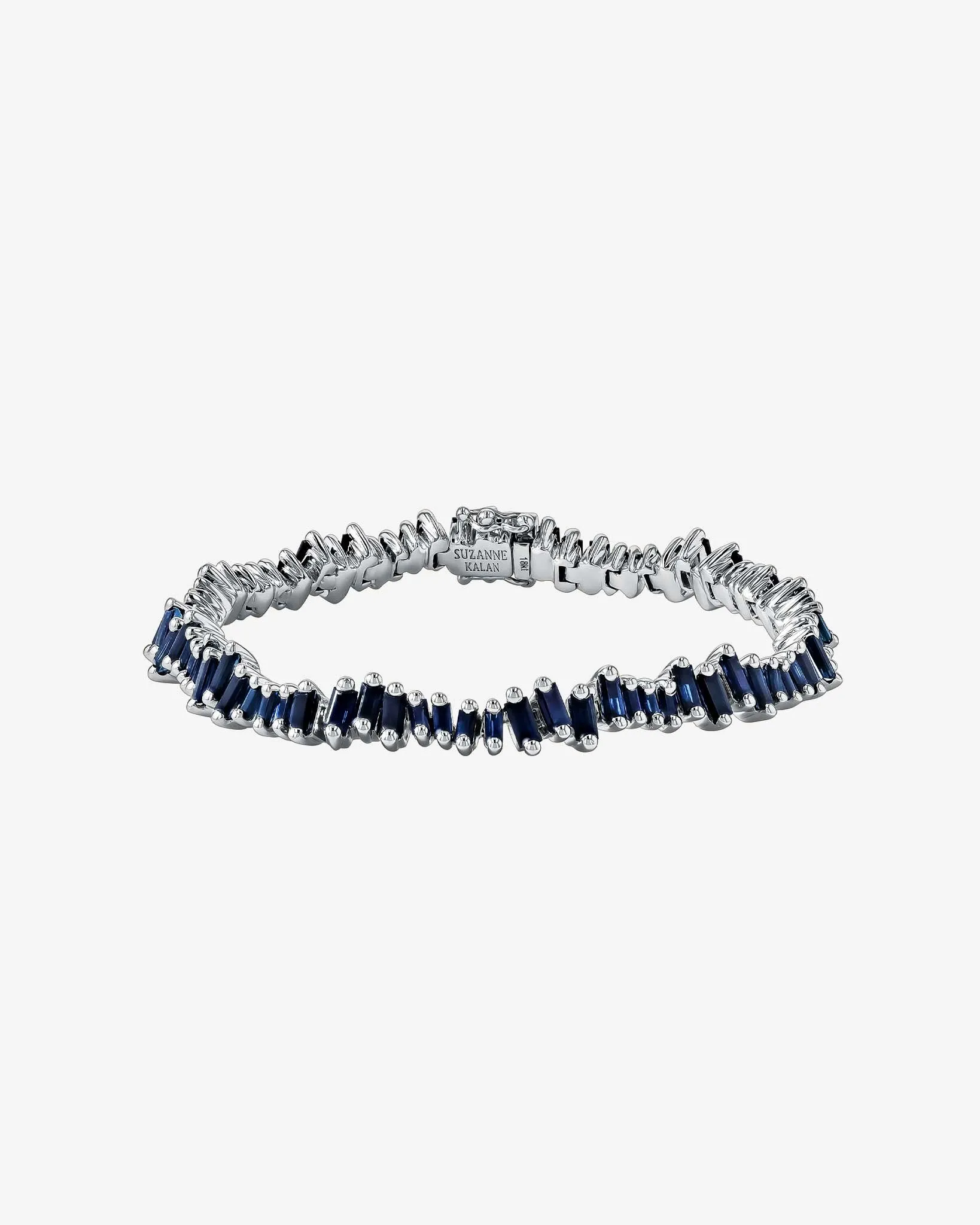 Bold Dark Blue Sapphire Tennis Bracelet