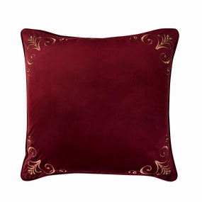 Bordeaux Euro Sham pillowcases,cotton pillow covers,bed linen