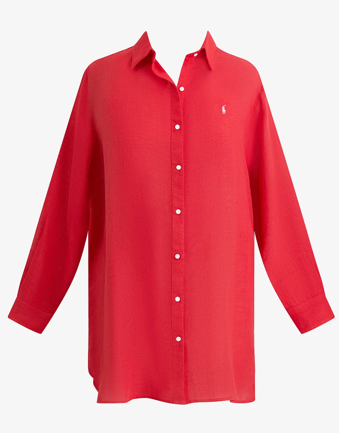 Boyfriend Shirt - Coral