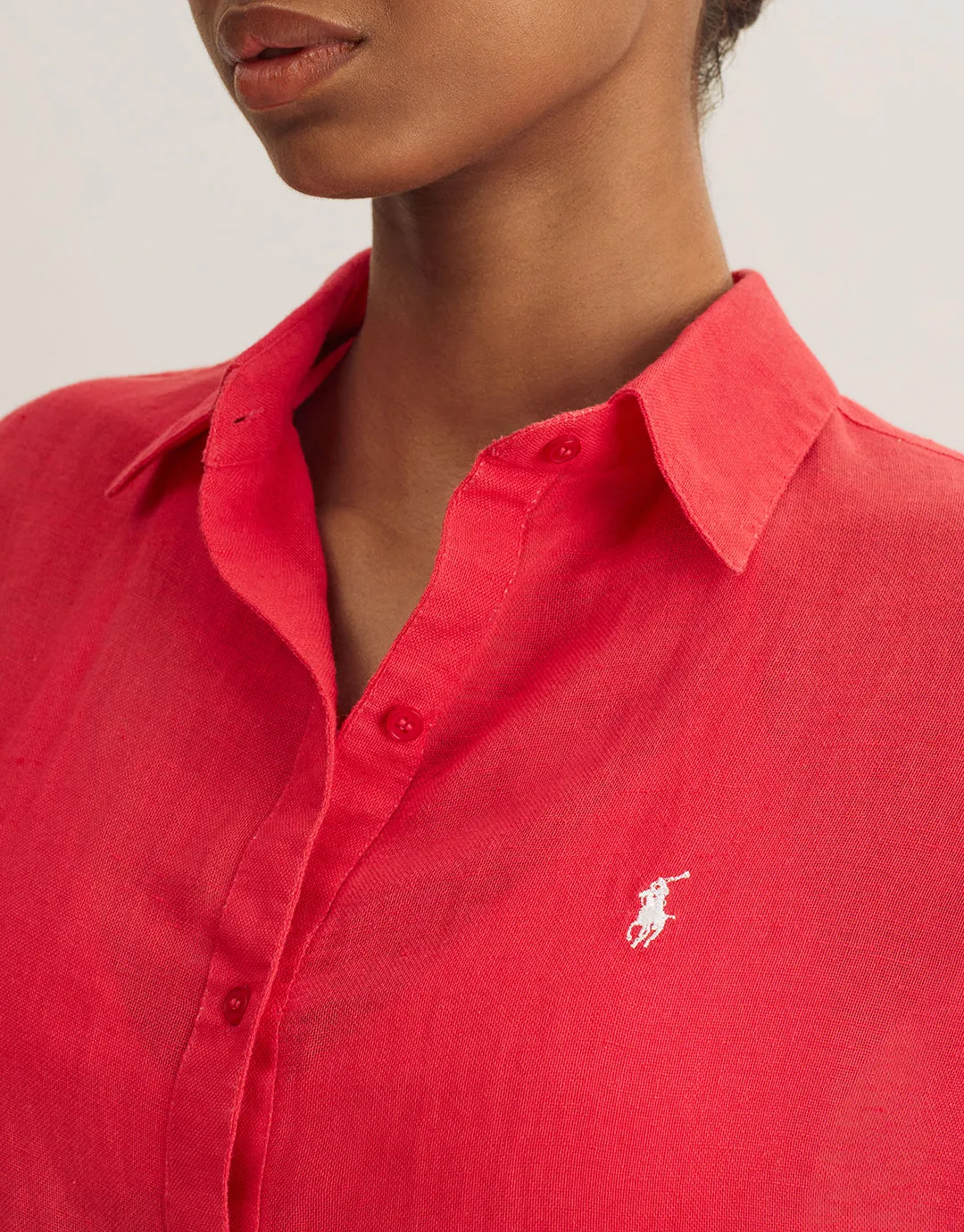 Boyfriend Shirt - Coral