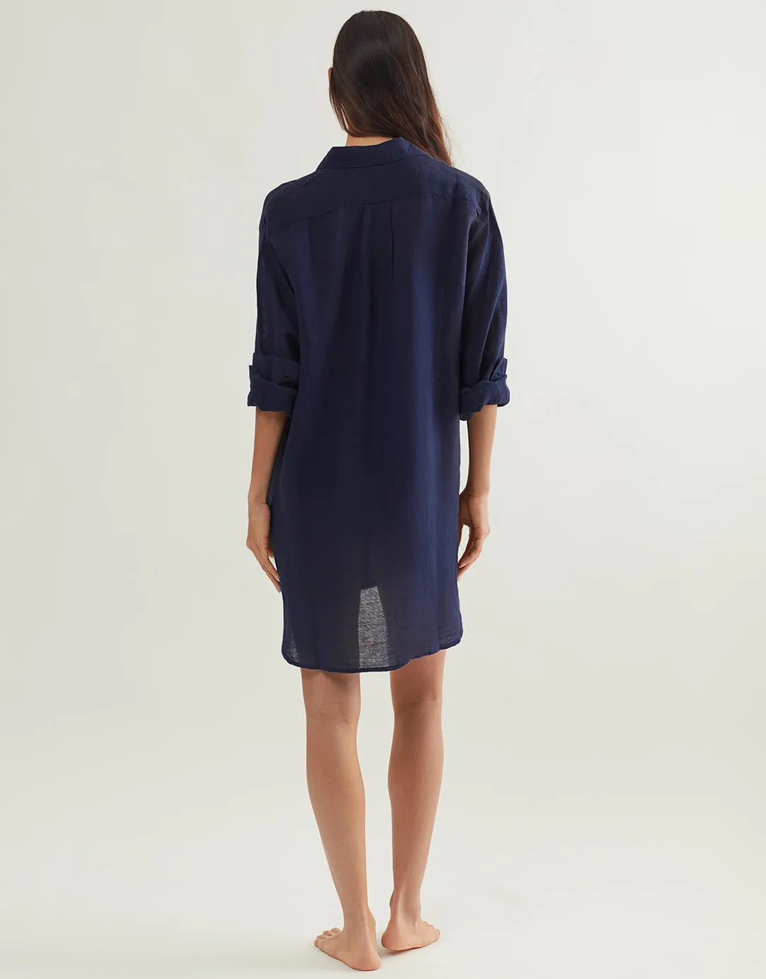 Boyfriend Shirt - Navy