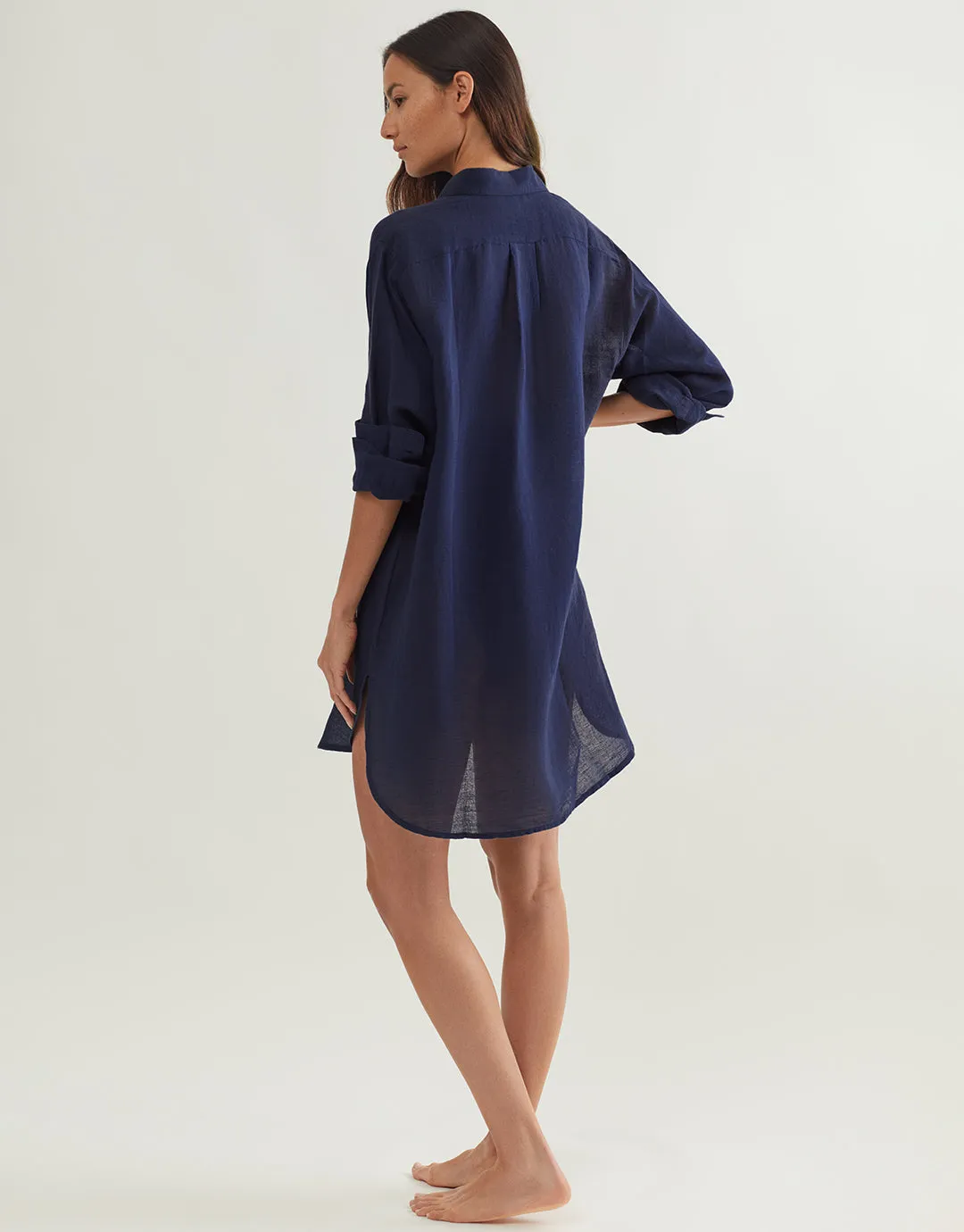 Boyfriend Shirt - Navy