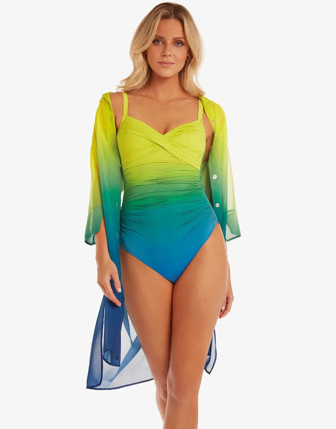 Brasil Midi Beach Shirt - Lima