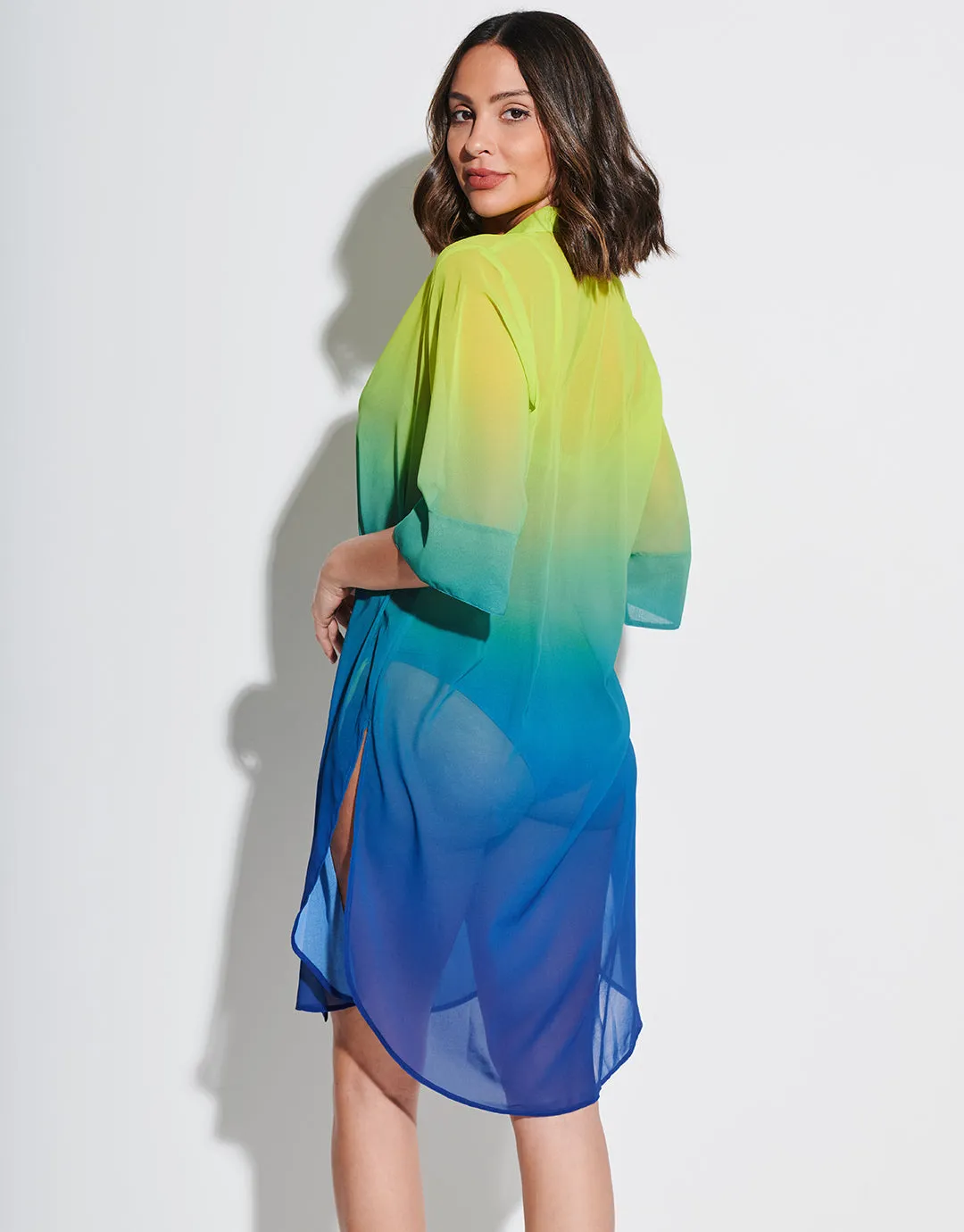 Brasil Midi Beach Shirt - Lima