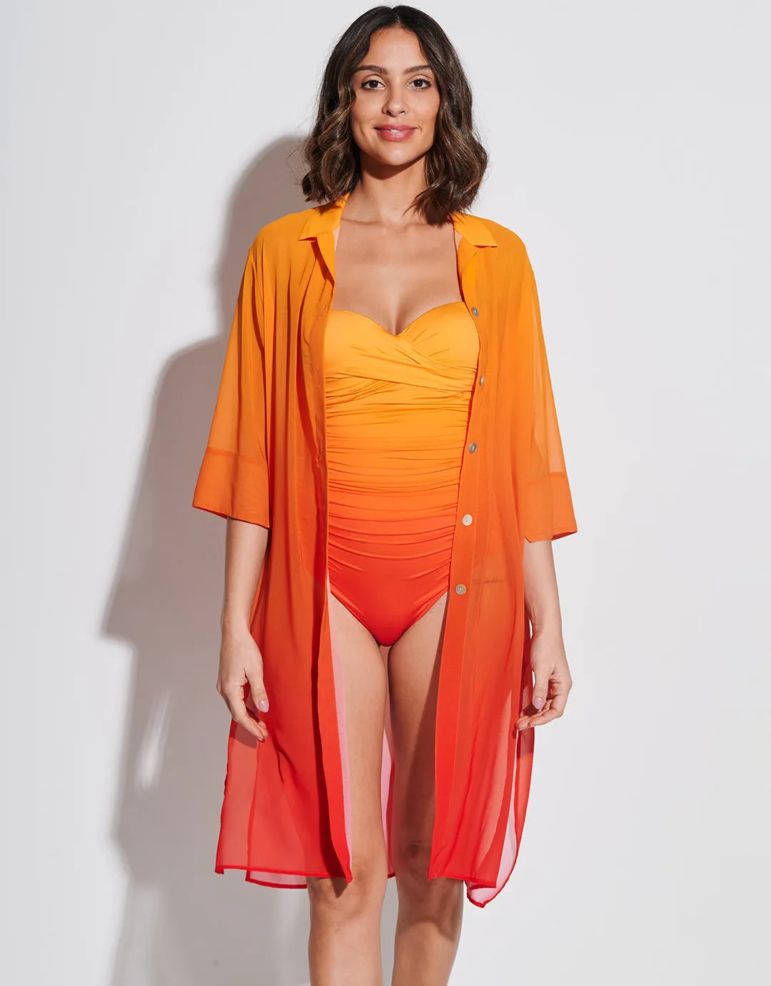 Brasil Midi Beach Shirt - Oro