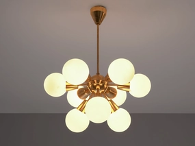 Brass Sputnik Chandelier with Opaline Glass Spheres Knife Set,Kitchen Knives