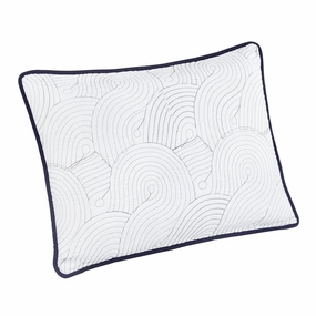 Brielle Wave Reversible Sham (Set of 2) pillowcases,cotton pillow covers,bed linen
