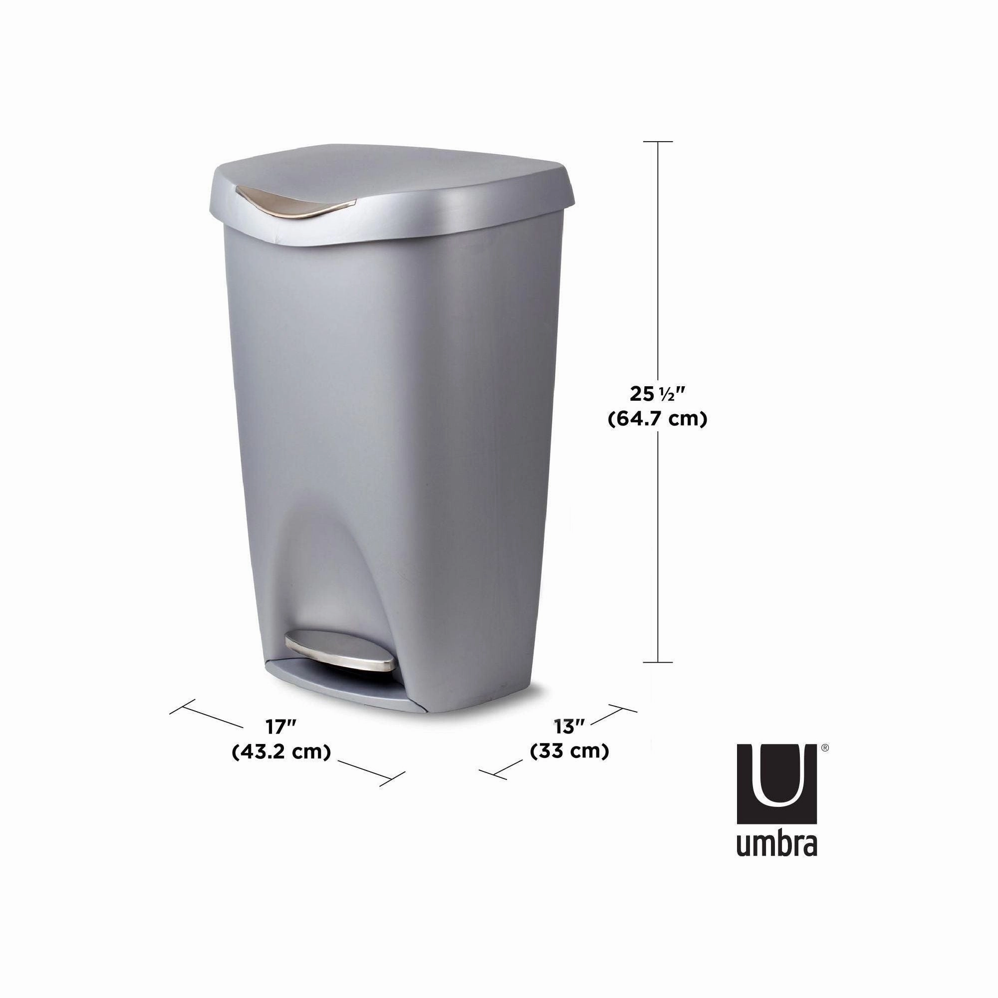Brim 13 Gallon (50L) Trash Can with Lid