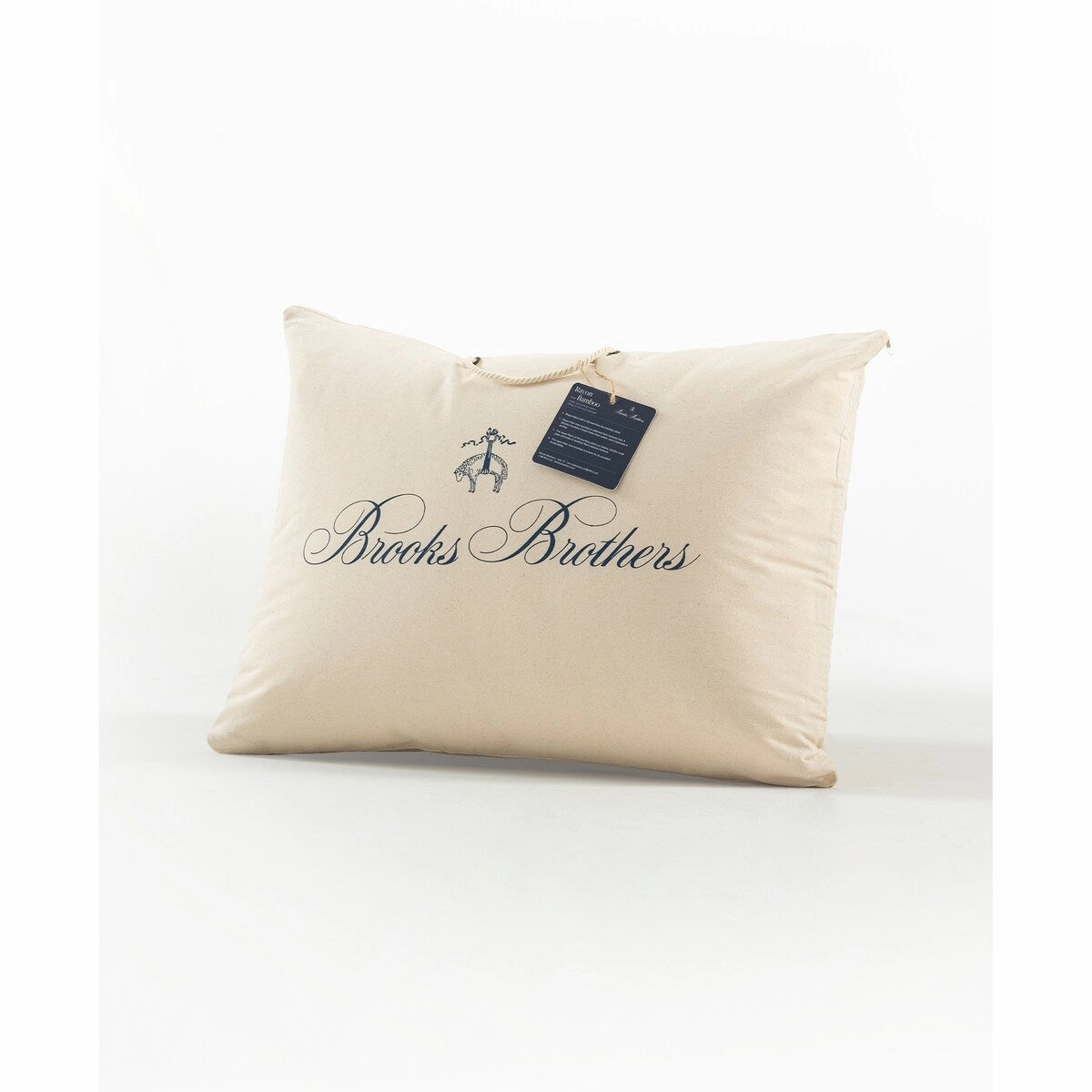 Brooks Brothers Bamboo Pillow - White