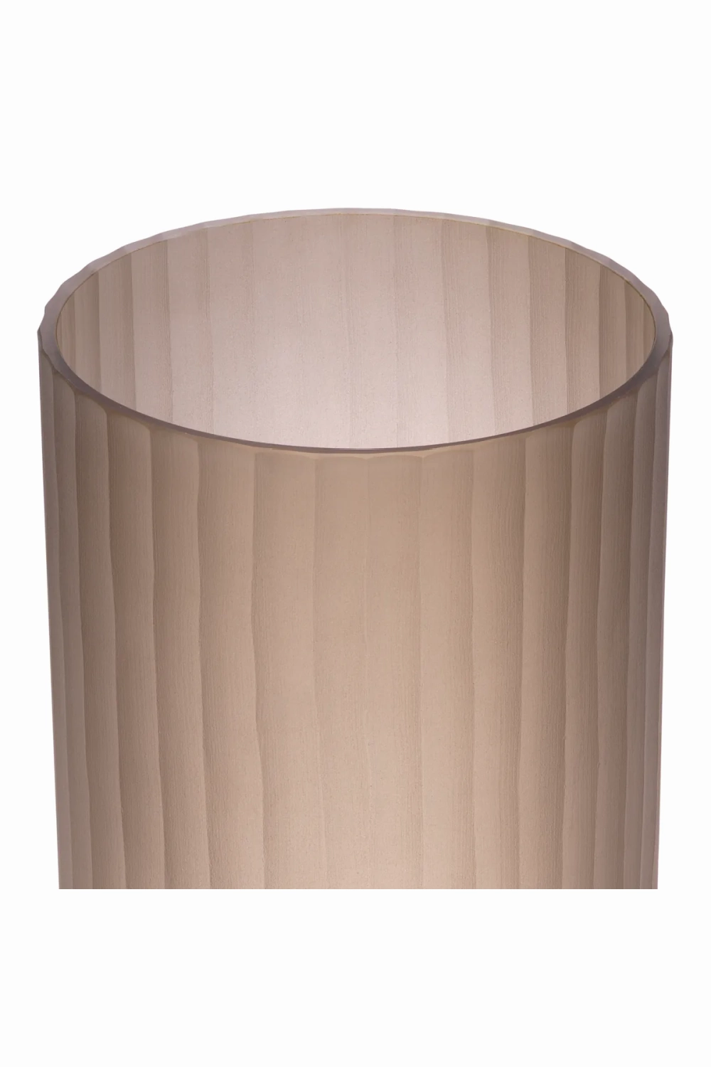 Brown Frosted Glass Vase | Eichholtz Haight
