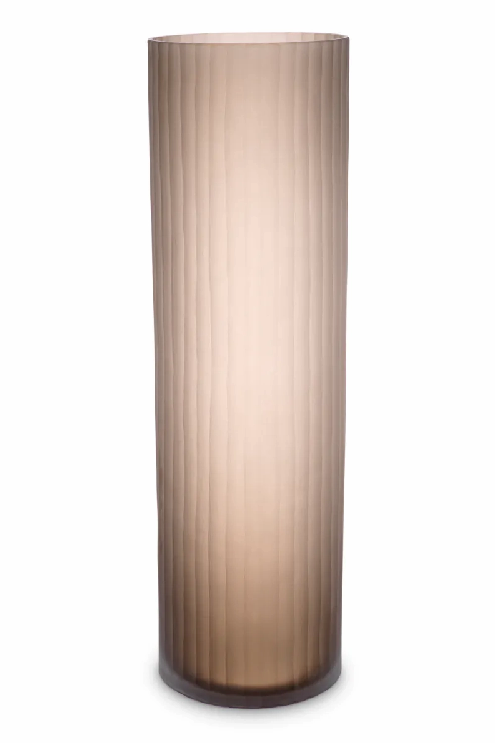 Brown Frosted Glass Vase | Eichholtz Haight