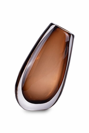 Brown Glass Vase | Liang & Eimil Nagita Vase,Glass Vase