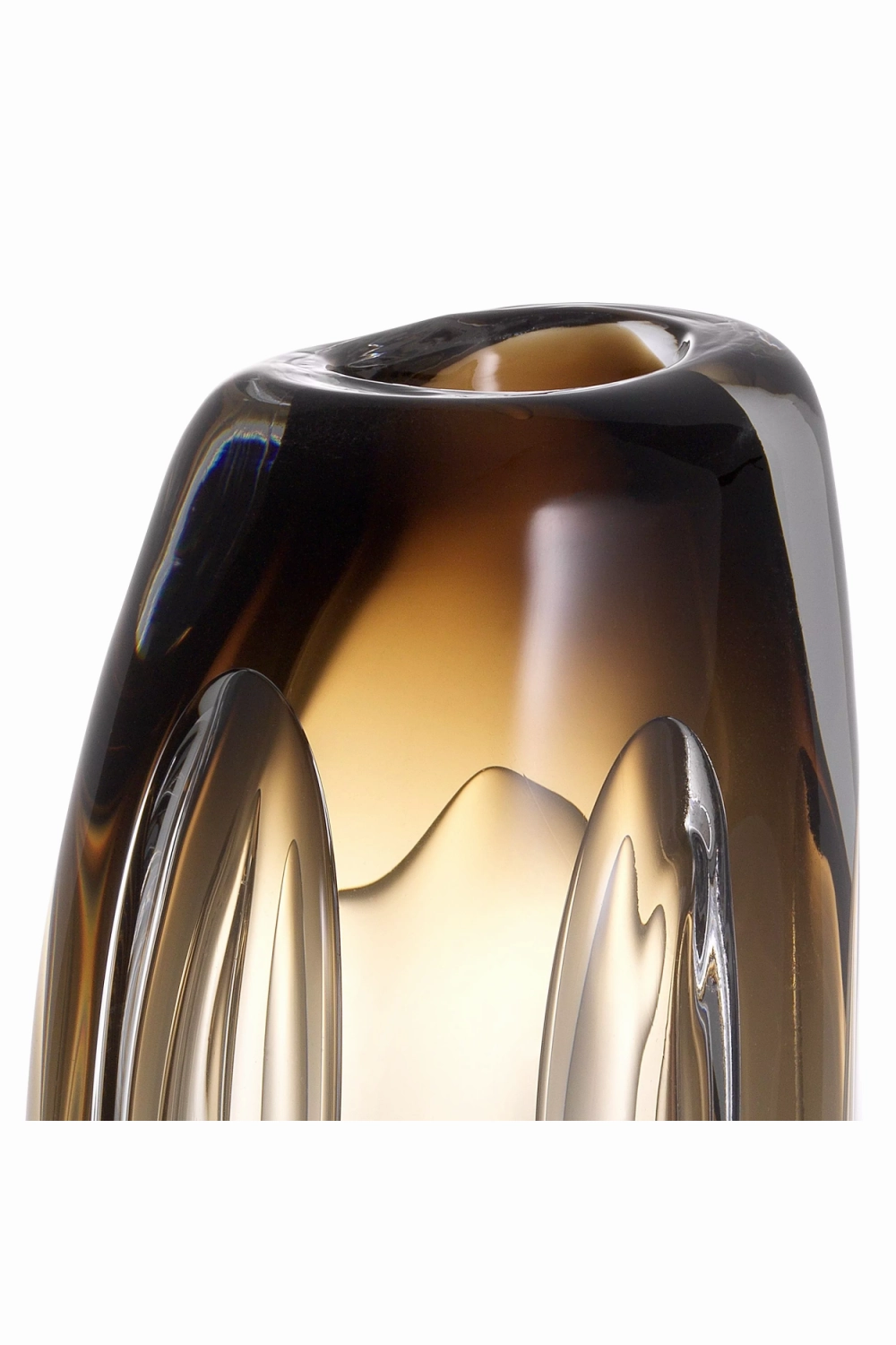 Brown Handblown Glass Vase | Eichholtz Sianni L