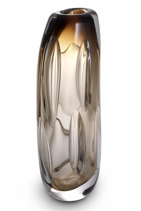 Brown Handblown Glass Vase | Eichholtz Sianni L Vase,Glass Vase