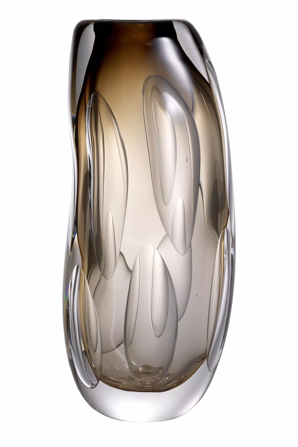 Brown Handblown Glass Vase | Eichholtz Sianni L