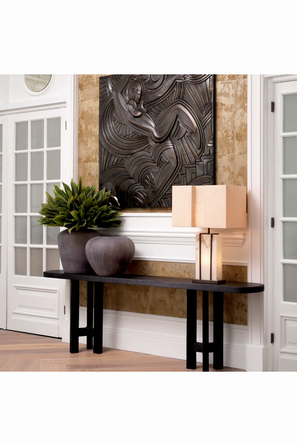 Brown Handblown Glass Vase | Eichholtz Tarlow
