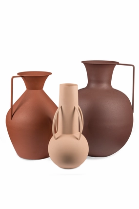 Brown Iron Vase | Pols Potten Roman Vase,Glass Vase