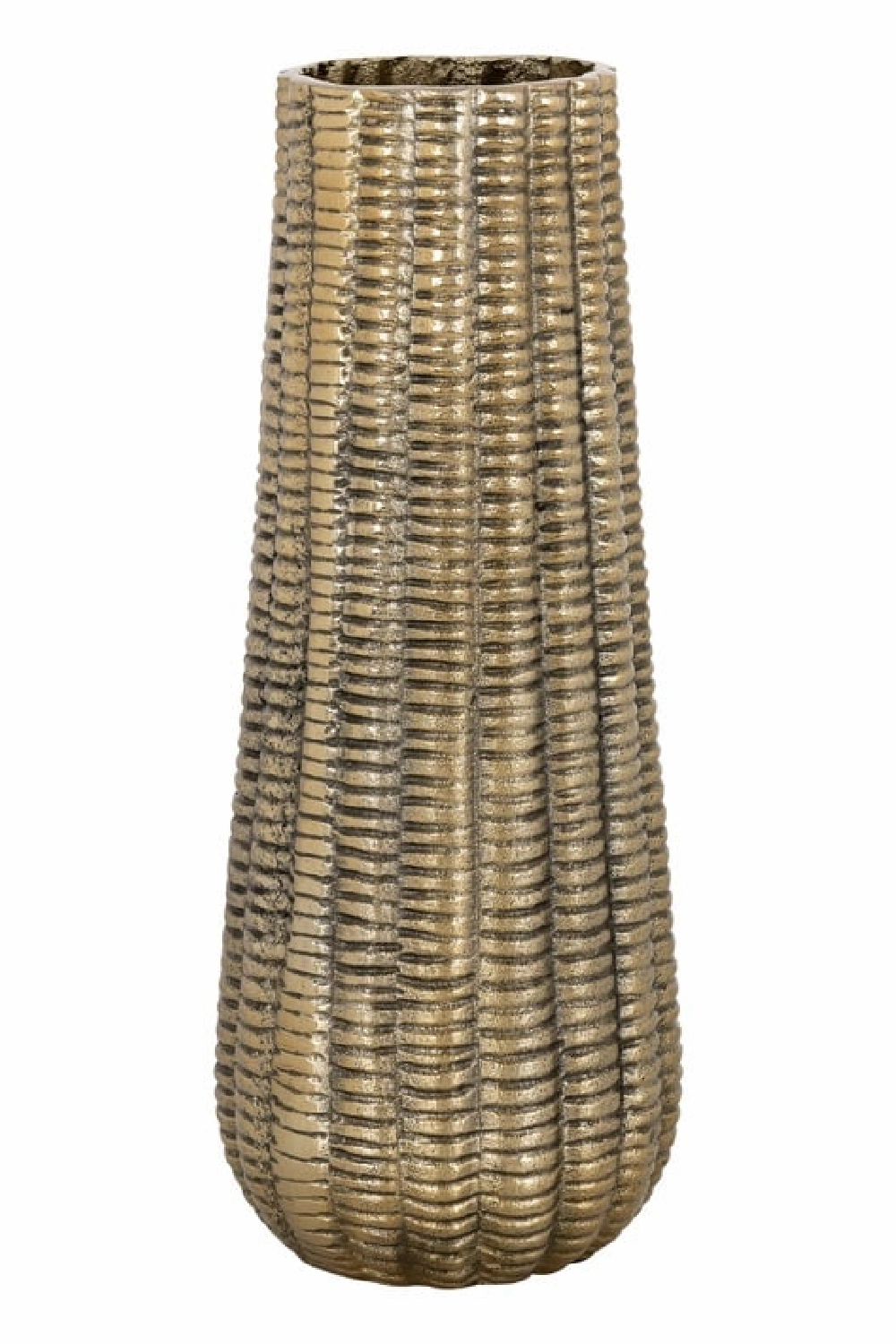Brushed Gold Vase L | OROA Loran Vase,Glass Vase