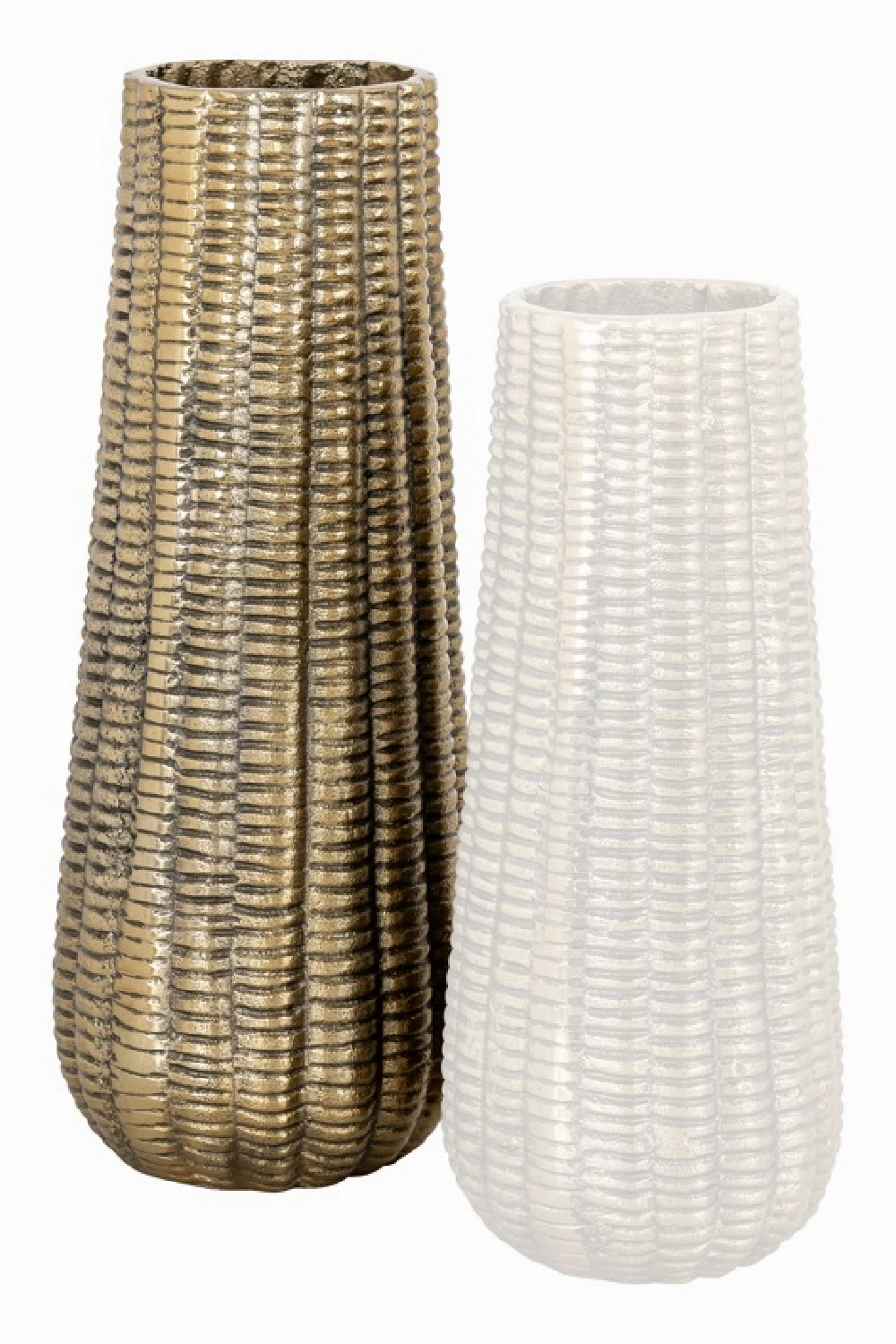 Brushed Gold Vase L | OROA Loran