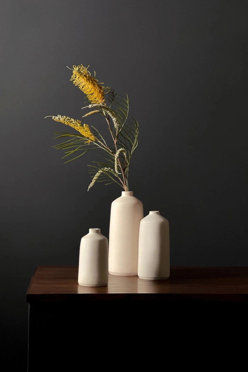 Bud Vase Ivory Small
