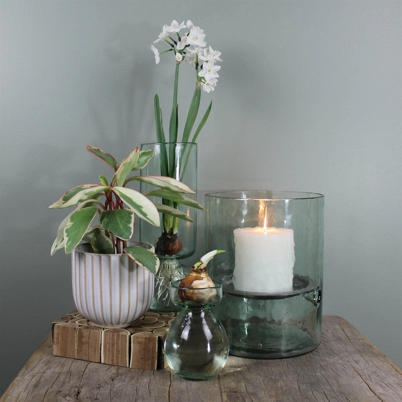 Bulb Vase - Recycled - Clear