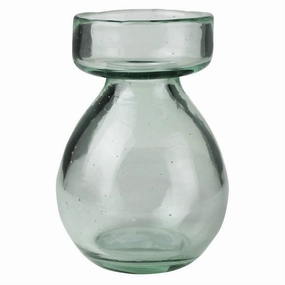 Bulb Vase - Recycled - Clear Vase,Ceramic Vase