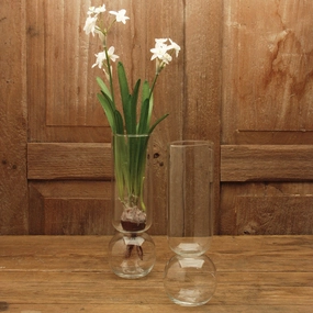 Bulb Vase Tall Clear Vase,Ceramic Vase