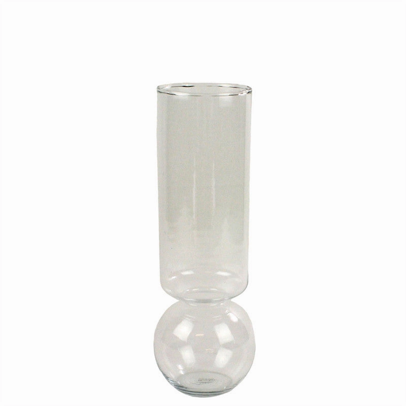 Bulb Vase Tall Clear