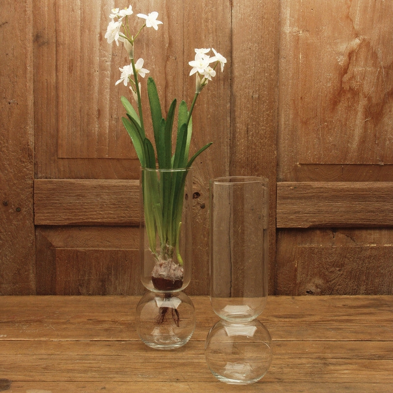Bulb Vase Tall Clear Vase,Ceramic Vase