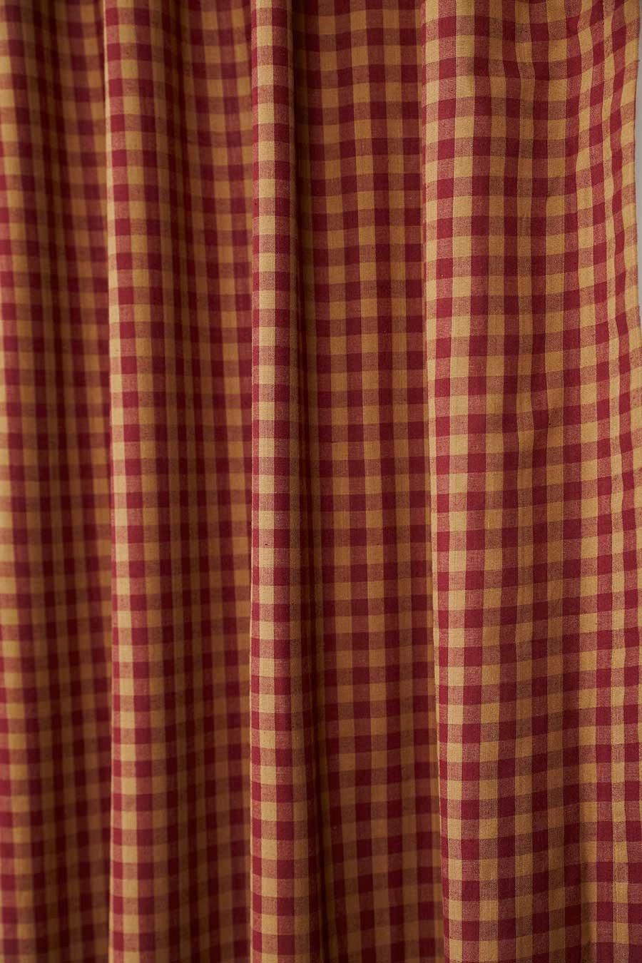 Burgundy Star Shower Curtain