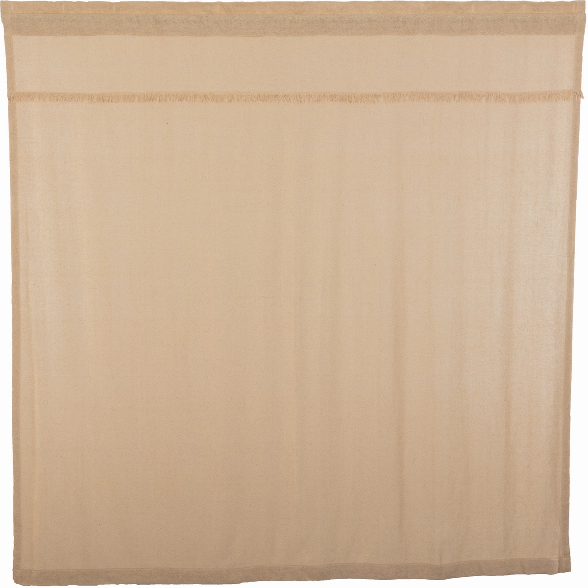 Burlap Vintage Tan Shower Curtain