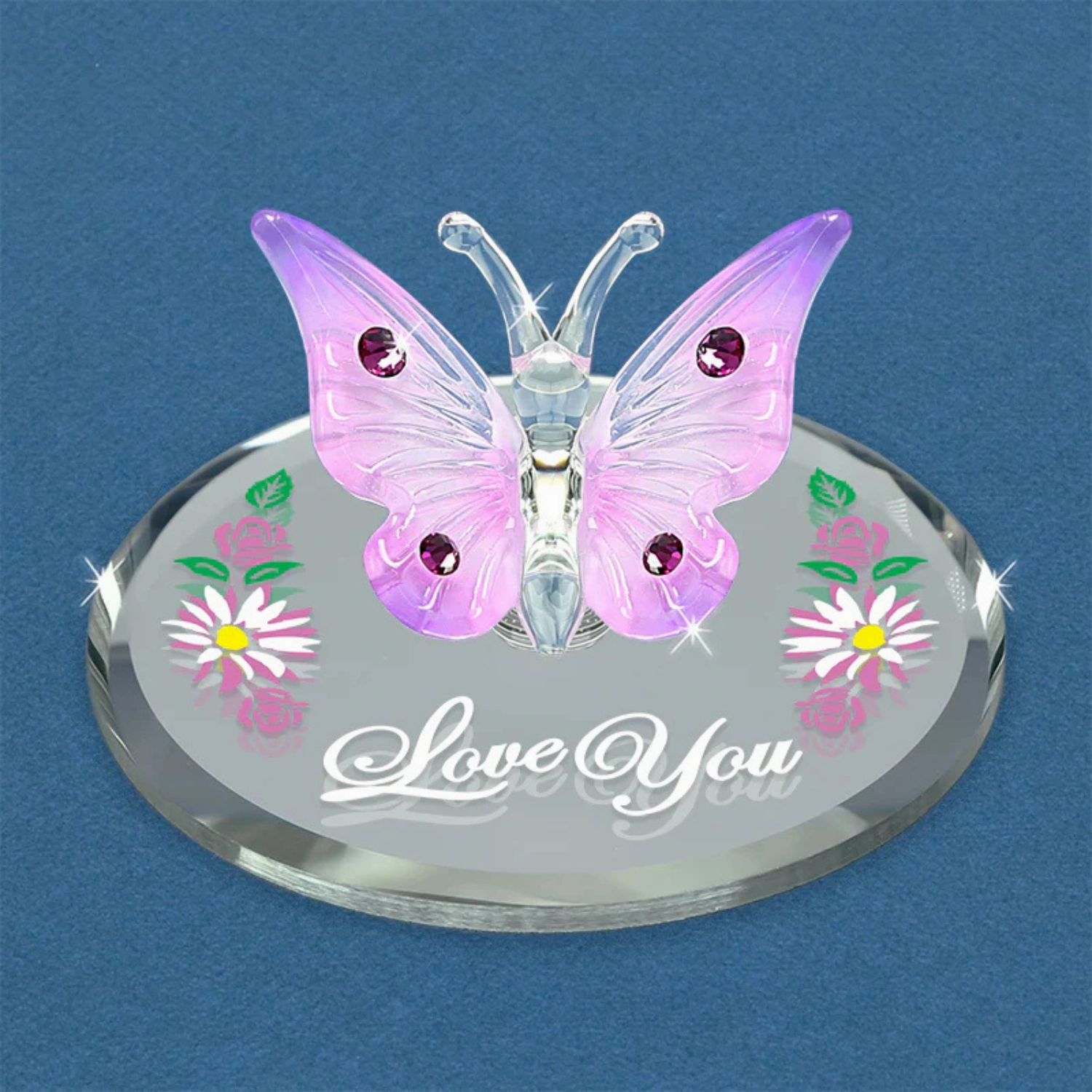 Butterfly "Love You" Decorative Mirror,Home Decor Mirror