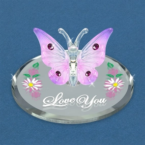 Butterfly "Love You" Decorative Mirror,Home Decor Mirror