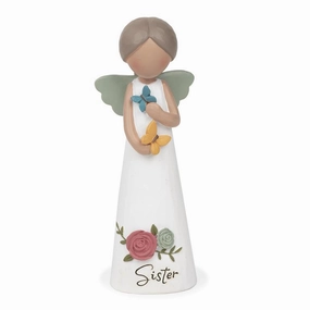 Butterfly Wishes Sister Angel Decorative Mirror,Home Decor Mirror