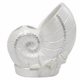 By The Sea Tooth Brush Holder- White Toothbrush Holder,Bathroom Organizer
