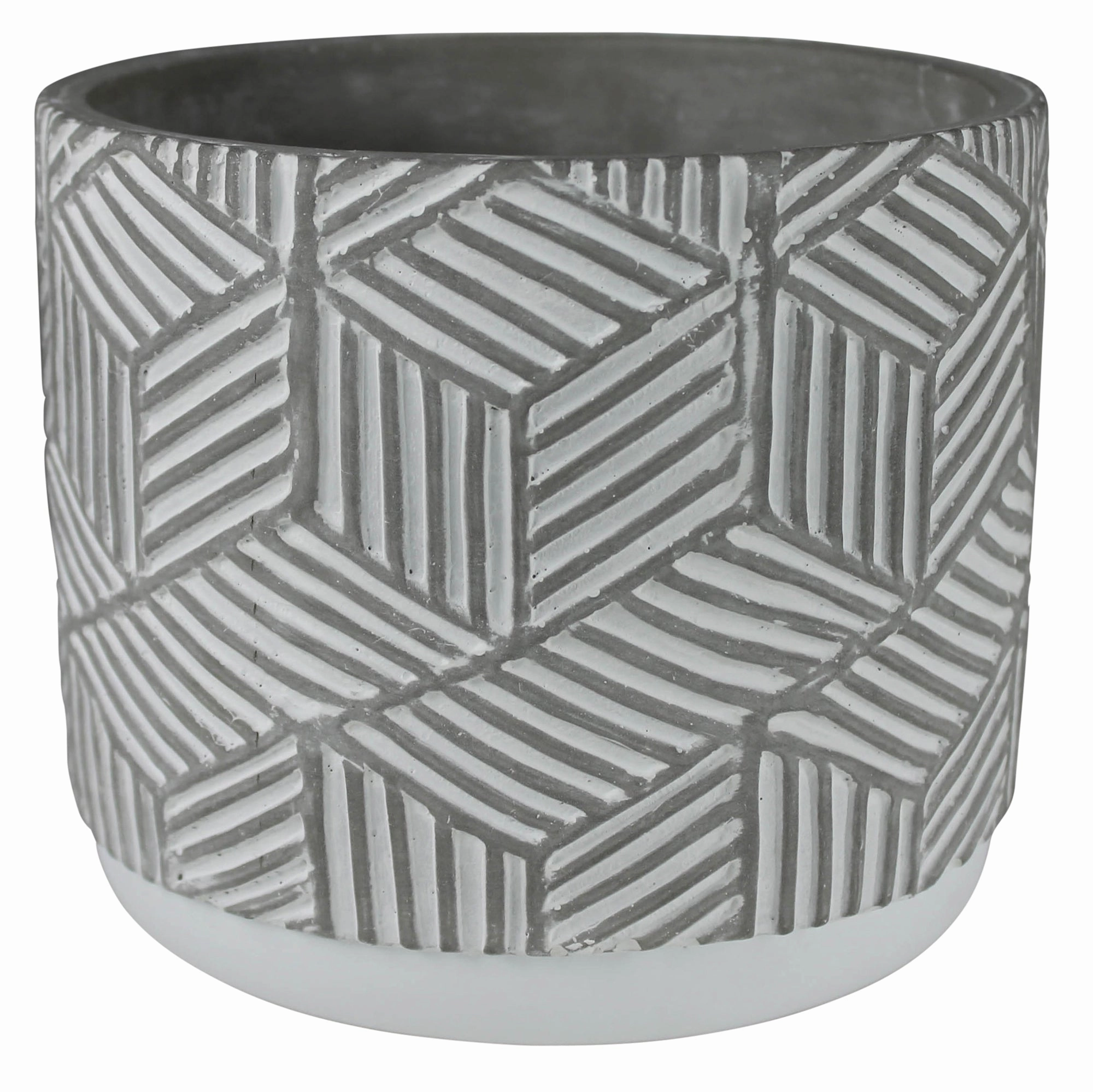 Cachepot, Cement - Rhombus Vase,Ceramic Vase