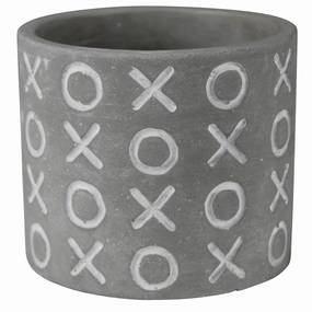 Cachepot, Cement - XOXO Vase,Ceramic Vase