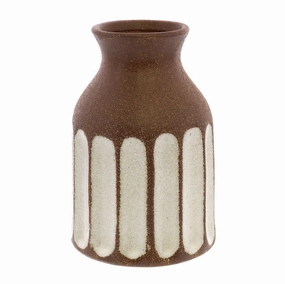 Caldwell Ceramic Vase - Brown Vase,Ceramic Vase